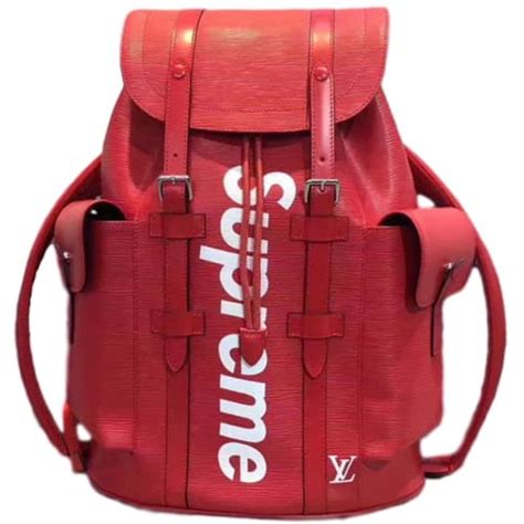 sac supreme louis vuitton rouge|supreme x louis vuitton 2017.